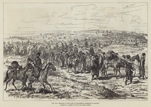De oorlog, het kamp van Mohammedaanse Kozakken bij Fratesti afbreken door Johann Nepomuk Schonberg